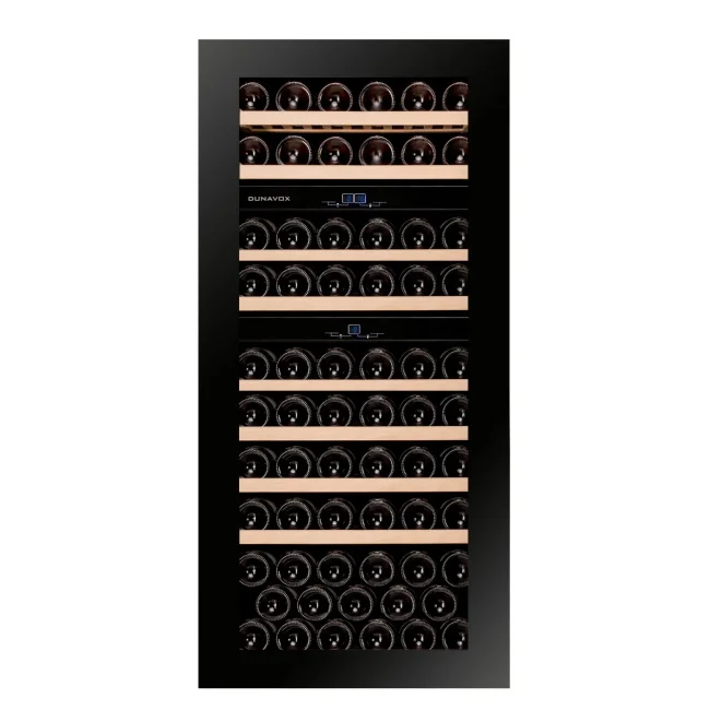 Dunavox vinski frižider potpuno ugradni trozonski DAVG-72.185DB.TO Dunavox vinski frižider potpuno ugradni trozonski DAVG-72.185DB.TO